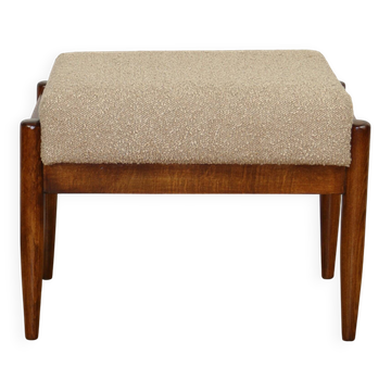 Edmund stool Homa beige-gold - boucle - 2 pieces available