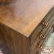 Victorian English commode from the 19th century in mahogany.