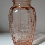 Vase en verre orange
