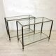 Pair of Jansen Vintage 1970s console tables or side tables
