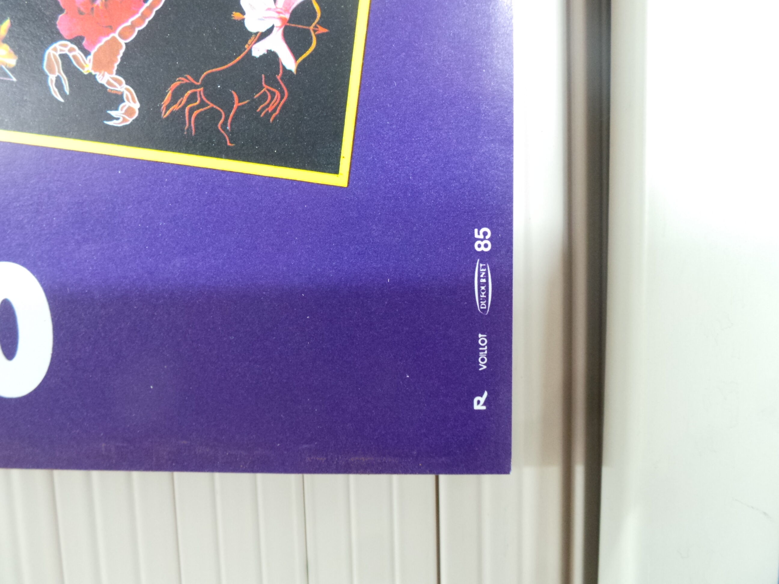 Original national zodiac lottery poster new 1985