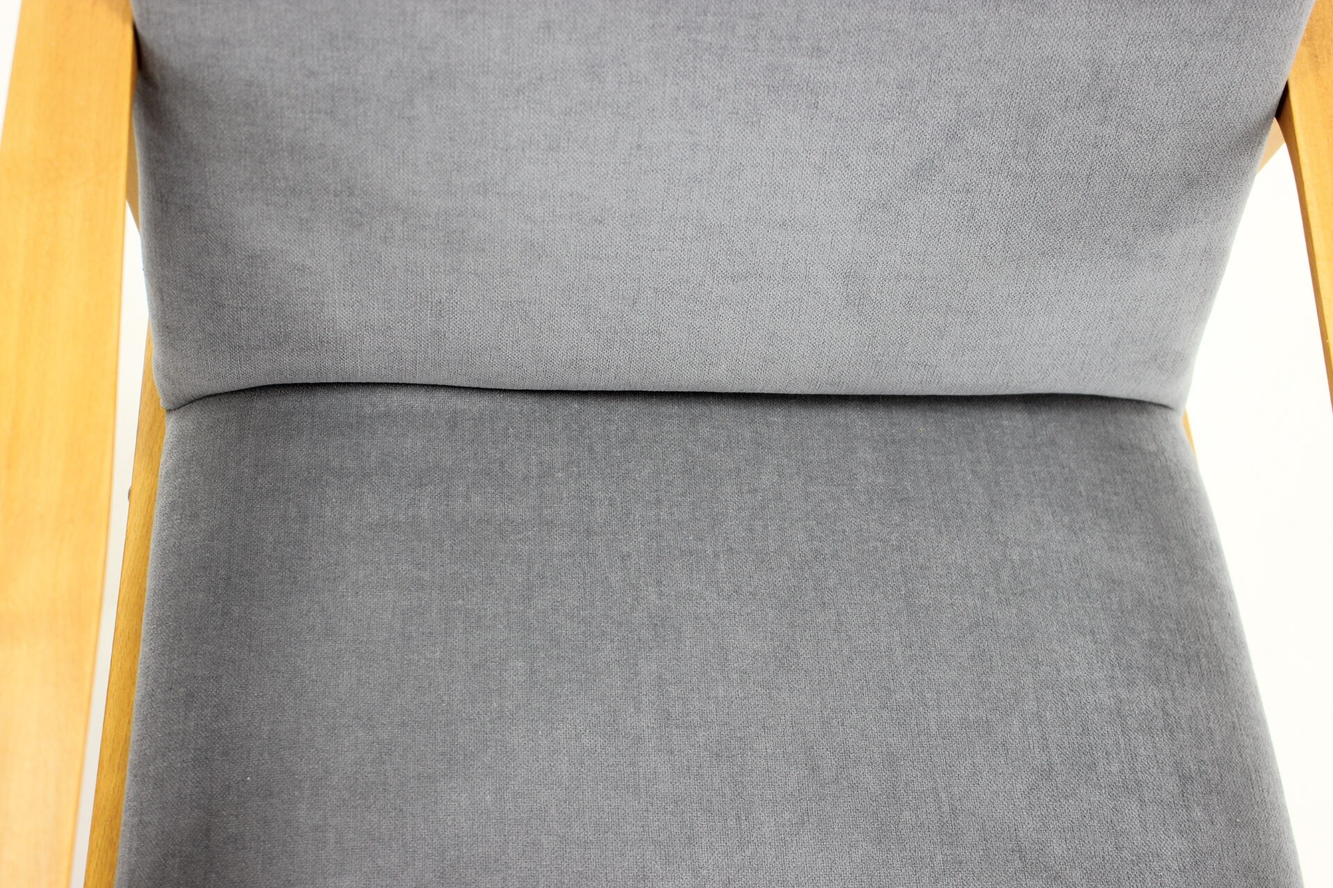 1960s Pair of Beech Armchairs, Czechoslovakia