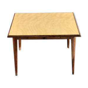 Table bureau années 50/60 plateau mélaminé
