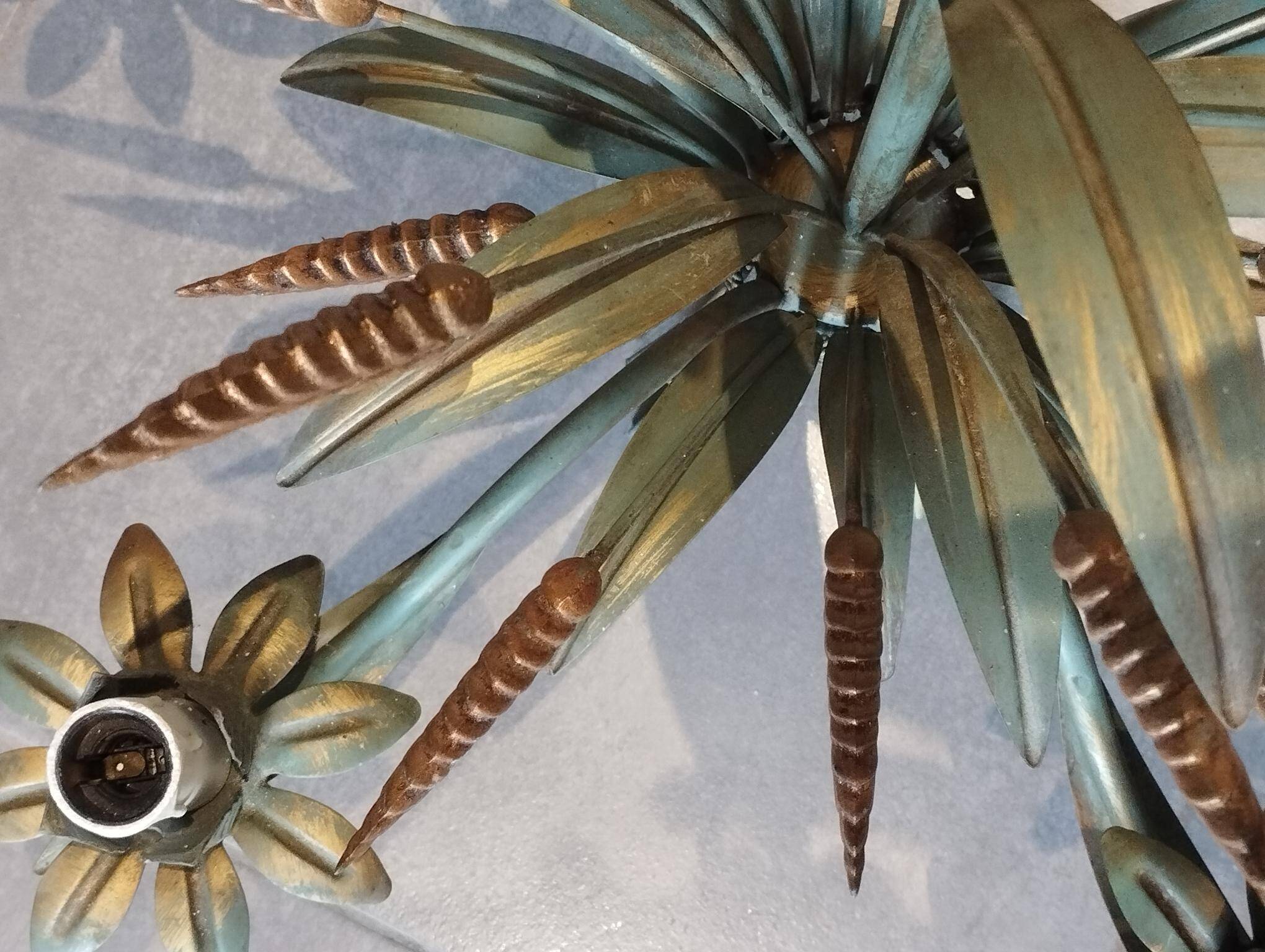 Chandelier, "Wheat Ears" suspension by Masca - circa 1970