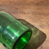 3x bouteilles en vert &bleu comme base pour lampes