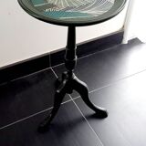 Vintage pedestal table restyled