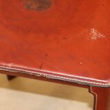 Matteo Grassi high stool in leather and metal