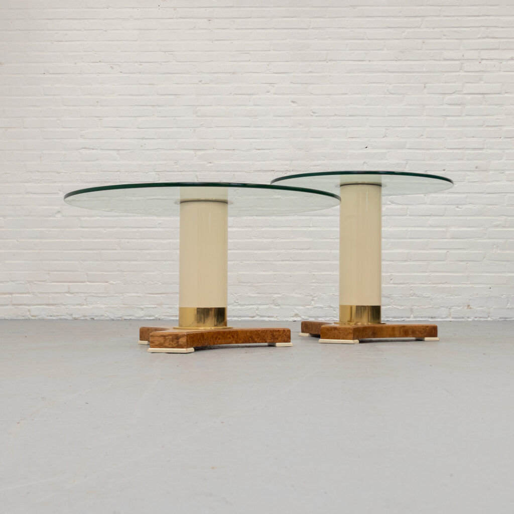 Tables de style Art Déco par Thörmer des années 1980