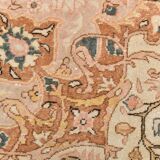 Shades Of Beige Rare Style Vintage Oushak Area Rug, 193x286 Cm