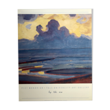 Original poster after Piet MONDRIAN, By the sea, Yale University, 1988