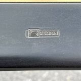 Italian dining table and 4 chairs by Salvarani, 1950s, set of 5.