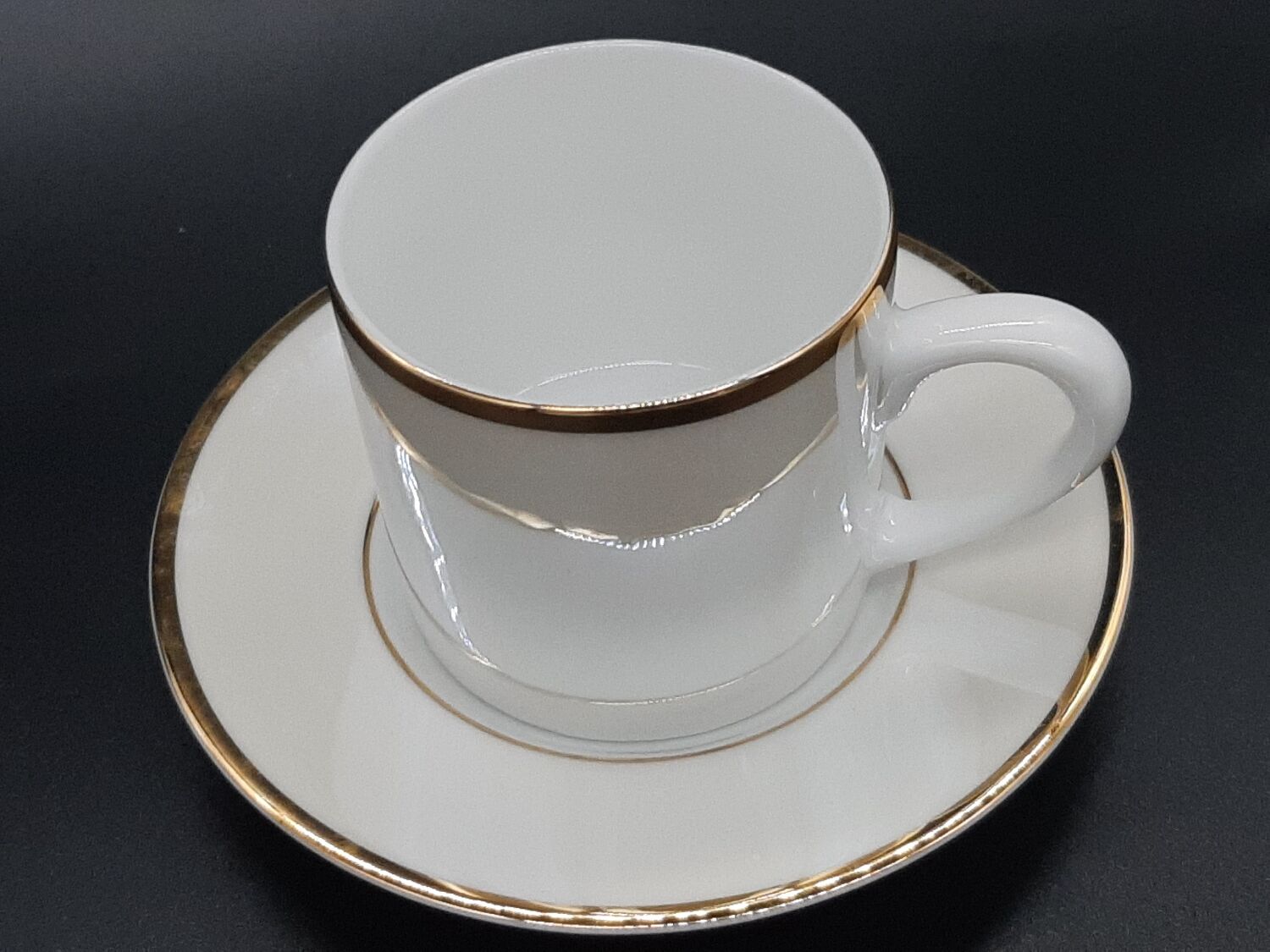 Cups with saucers