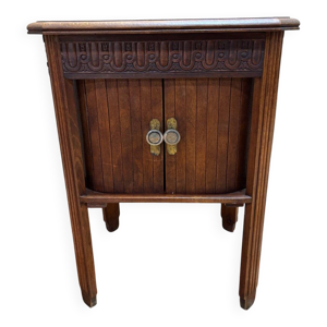 chevet ancien en chêne - massif