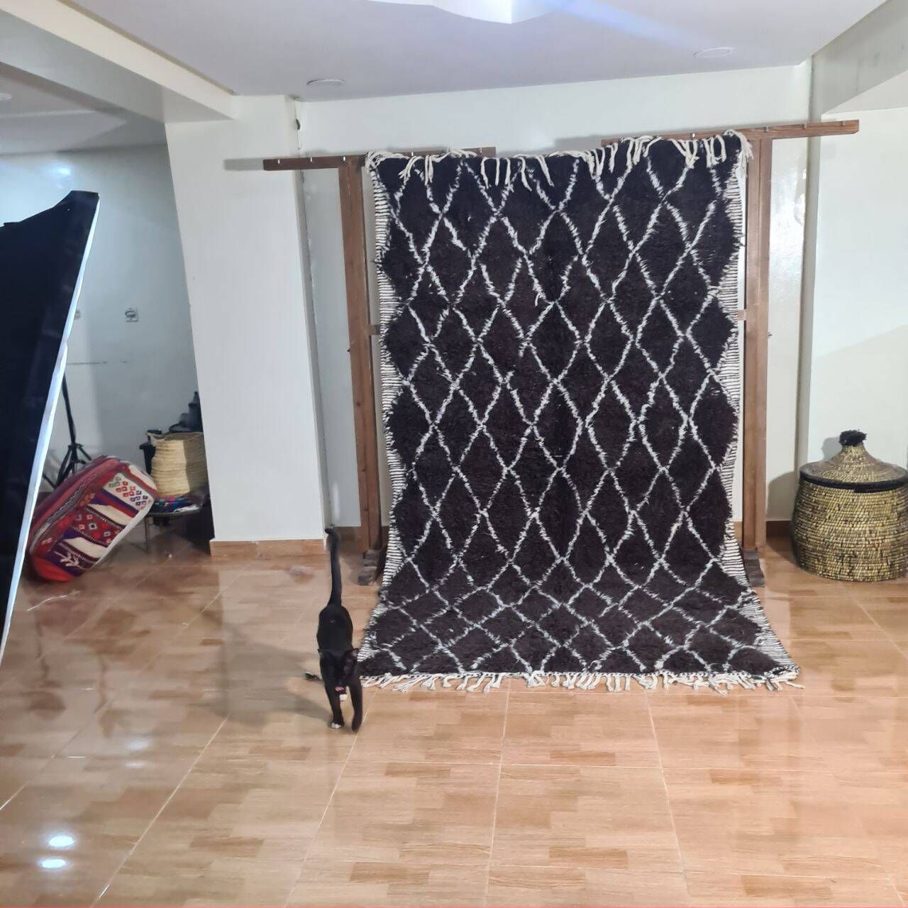 Handmade Moroccan Berber rug 250 x 150 cm