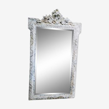 Miroir style Louis XV, fin XIXème - 162x91cm