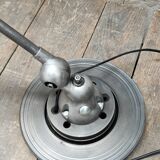 Jielde lamp two arms graphite patina industrial workshop lamp