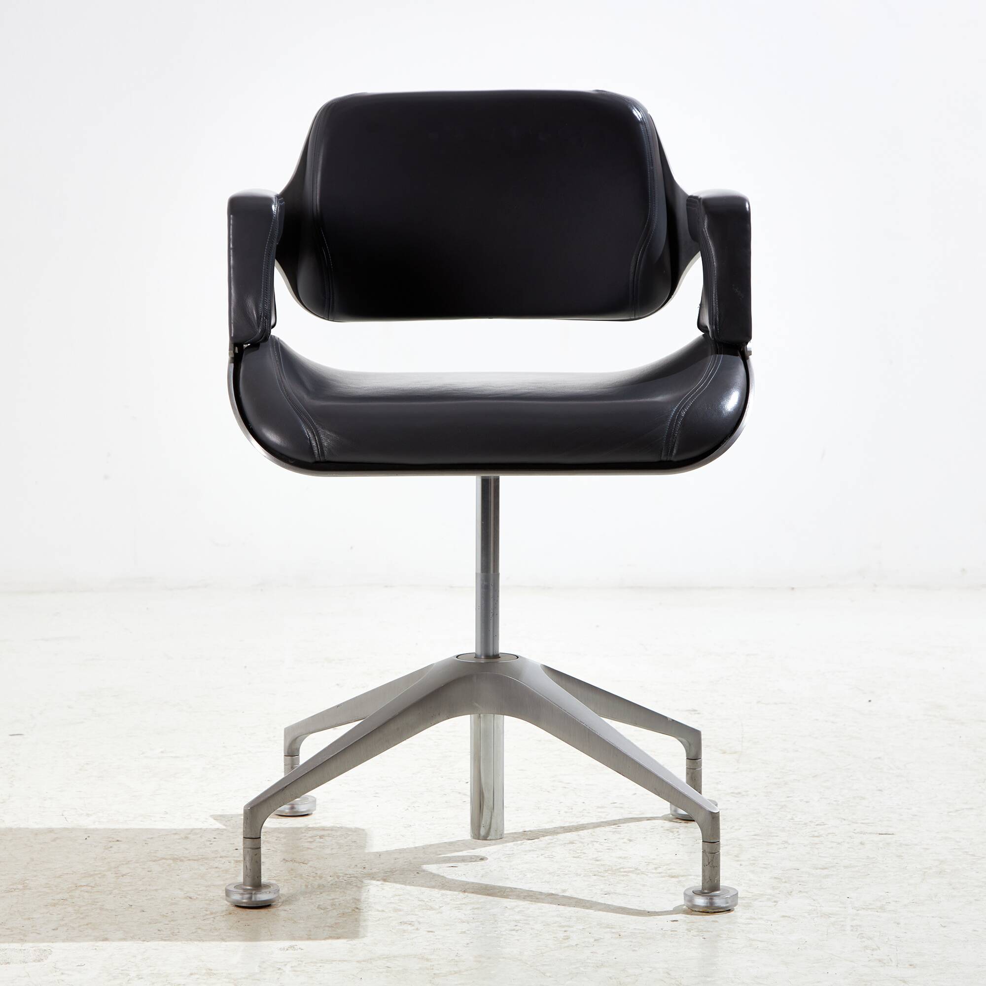 Chaise argentée par hadi teherani pour interstuhl (mk10281)