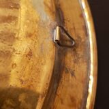 Assiette orientale vintage en laiton