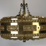 Lampe suspendue en laiton