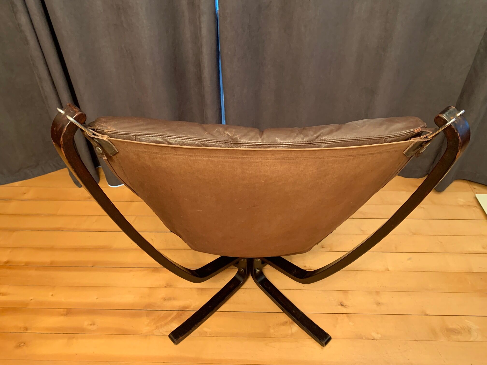 Falcon armchair designed by Sigurd Ressell, Vatne Möbler, Norway, 1970s