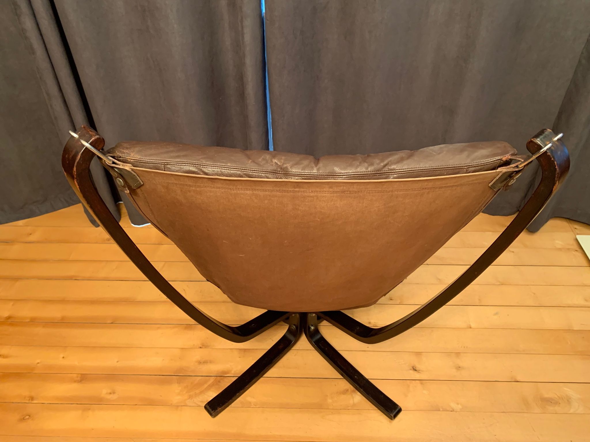 Falcon armchair designed by Sigurd Ressell, Vatne Möbler, Norway, 1970s