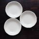 10 vintage ivory earthenware soup plates - Marli fretwork