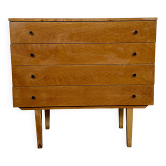 vintage oak chest of drawers