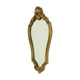 Vintage Gold Mirror Baroque Style Classic Crested Mirror 61cm