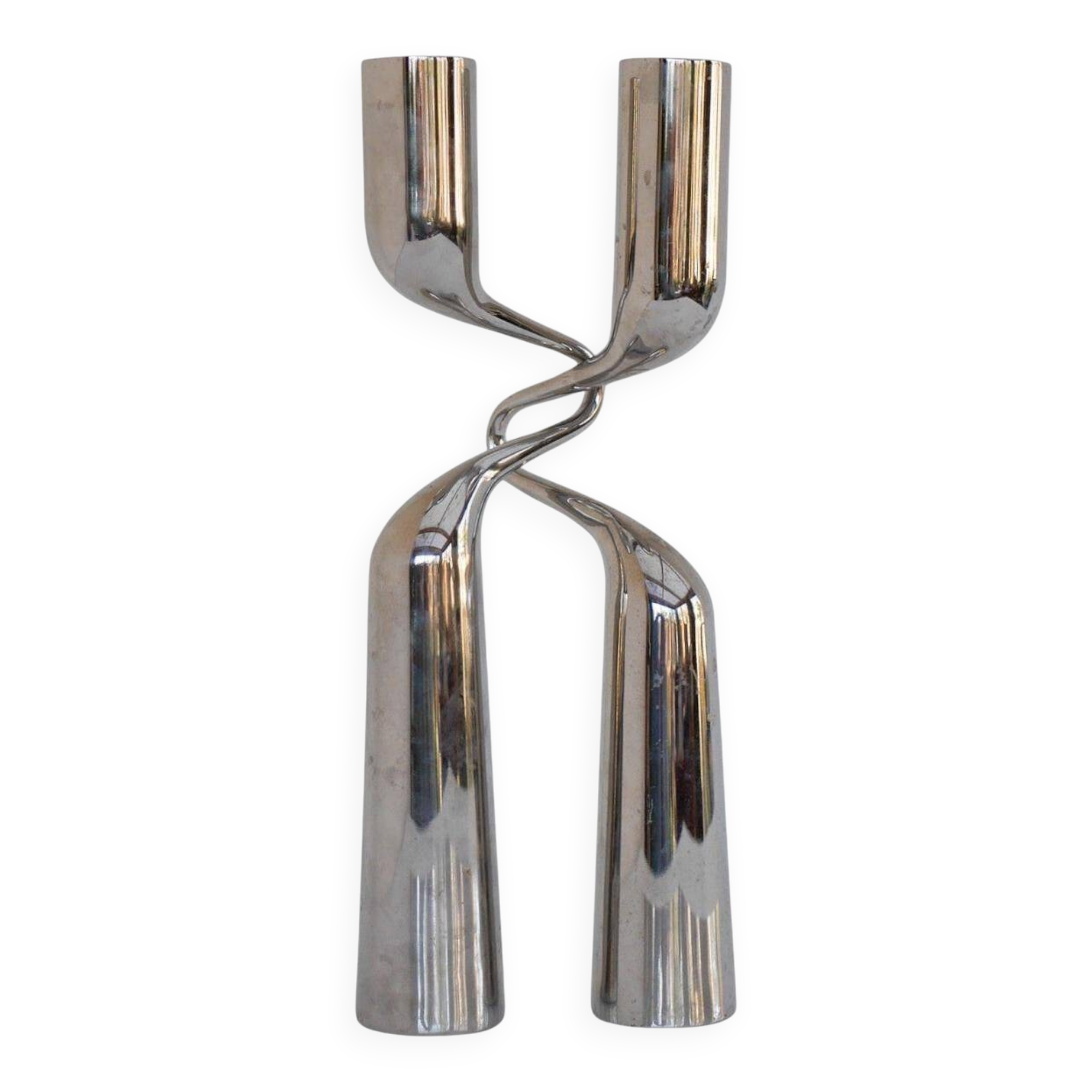 Sculptural Candleholders, 'Tango/Double' Modern Danish design by Mikaela Dörfel