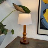 Modernist vintage wood lamp