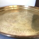 Brass tray in early 20th century