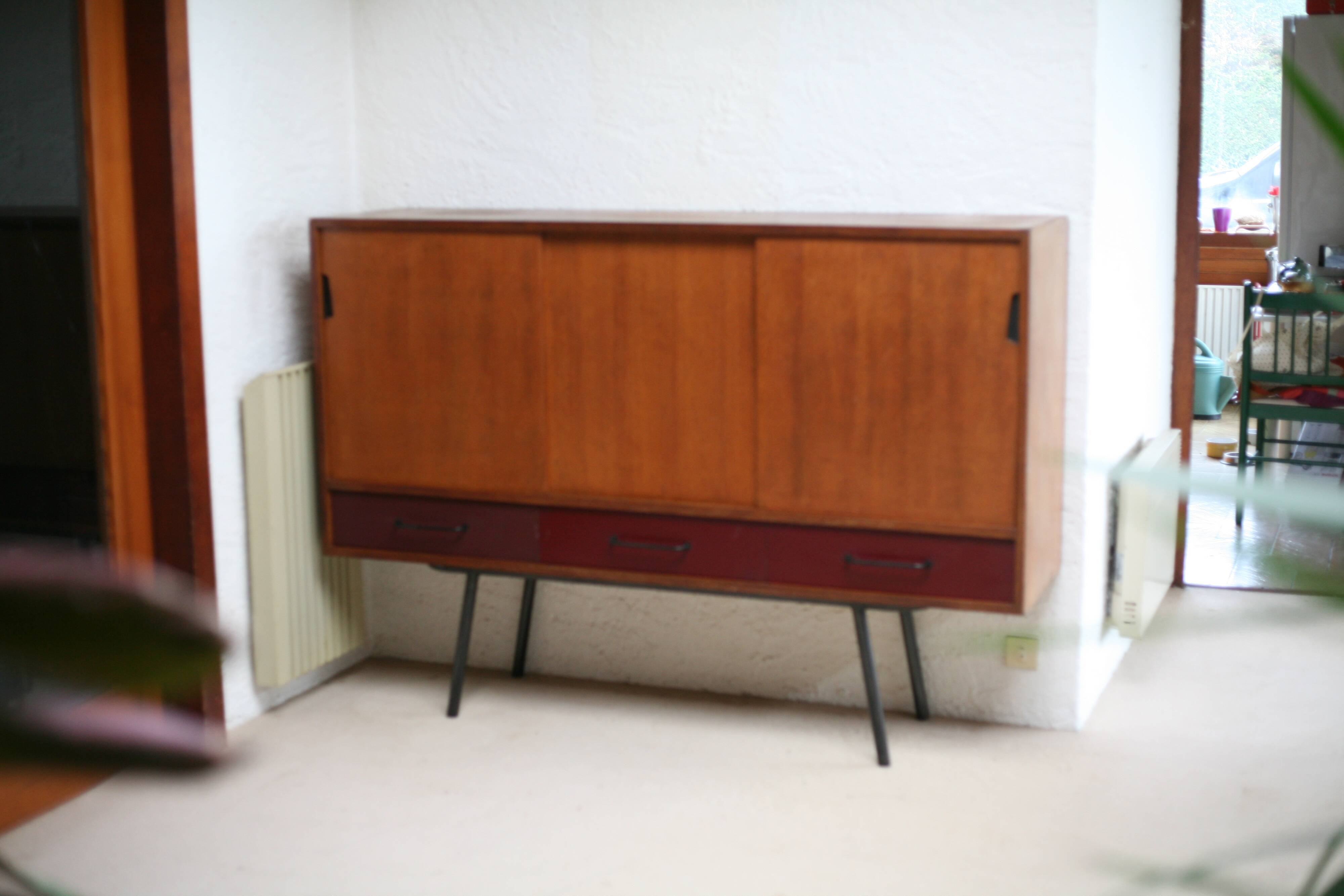 Bahut 102 by Janine Abraham, tv furniture edition, France, 1953