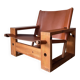 Brutalist lounge chair, Ate Van Apeldoorn, Houtwerk Hattem, Netherlands, 1970s