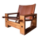 Brutalist lounge chair, Ate Van Apeldoorn, Houtwerk Hattem, Netherlands, 1970s