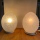 Lampes œufs vintage