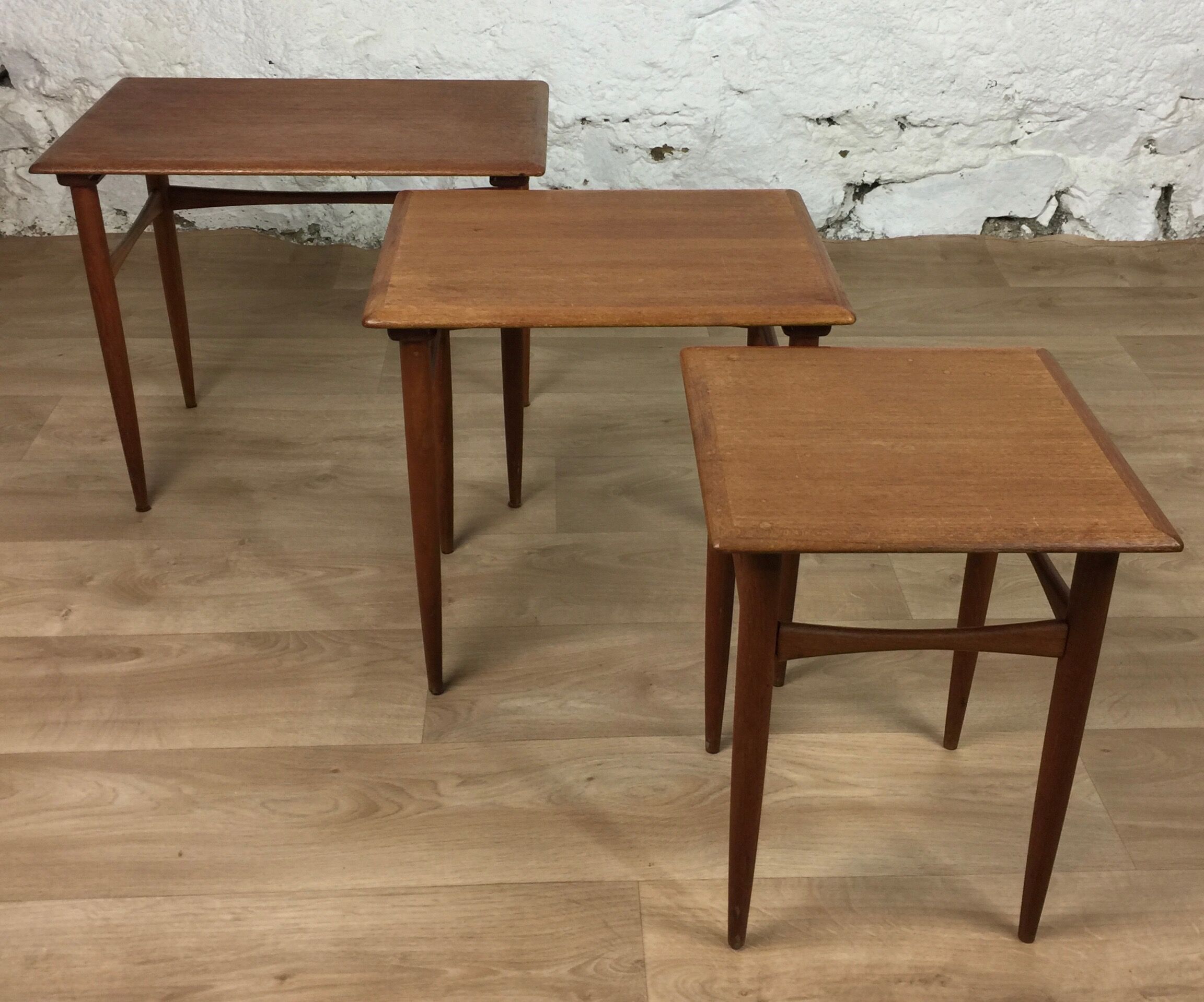 Danish tables in teak