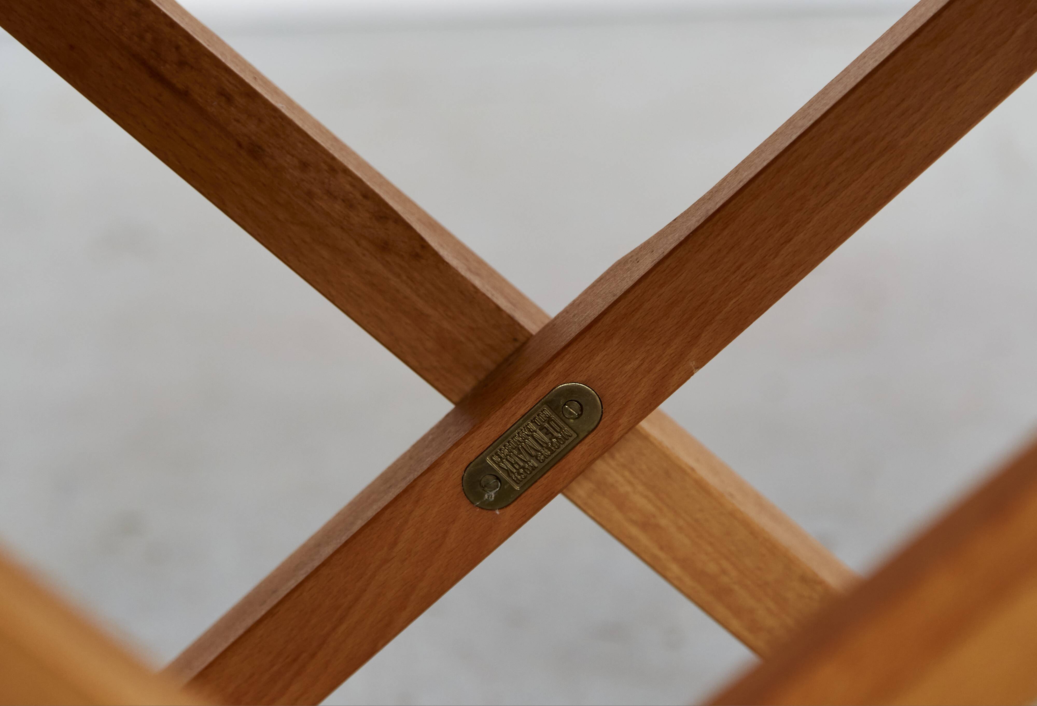Chaise pliante Mogens Koch MK-16 pour Rud Rasmussen