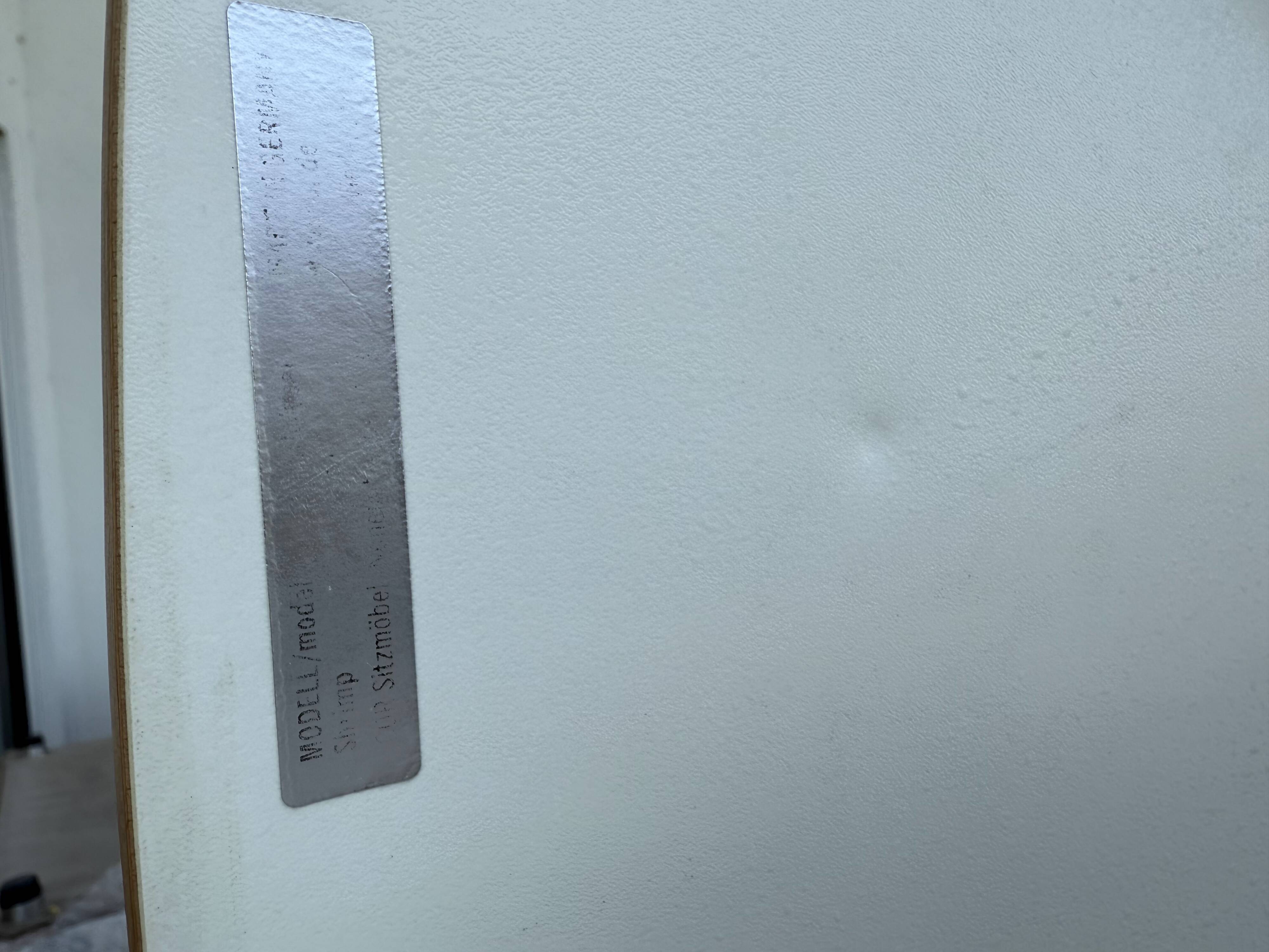 Minimalist chair, Shrimp model, by COR Germany