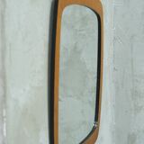 Miroir scandinave en teck, années 1960