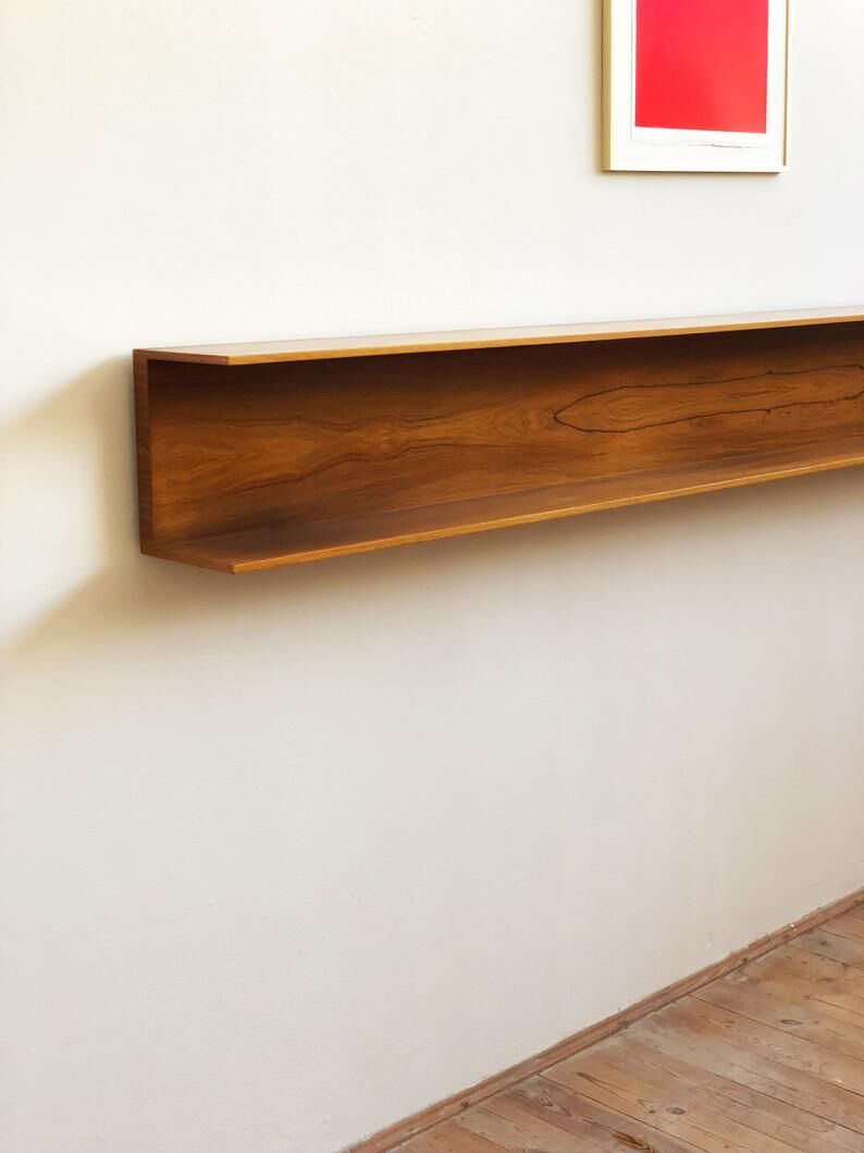 Walter Wirz "Regal" wall shelf for Wilhelm Renzen teak