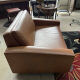 Fauteuil chauffeuse skaï 60’s
