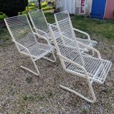 Vintage metal garden chairs