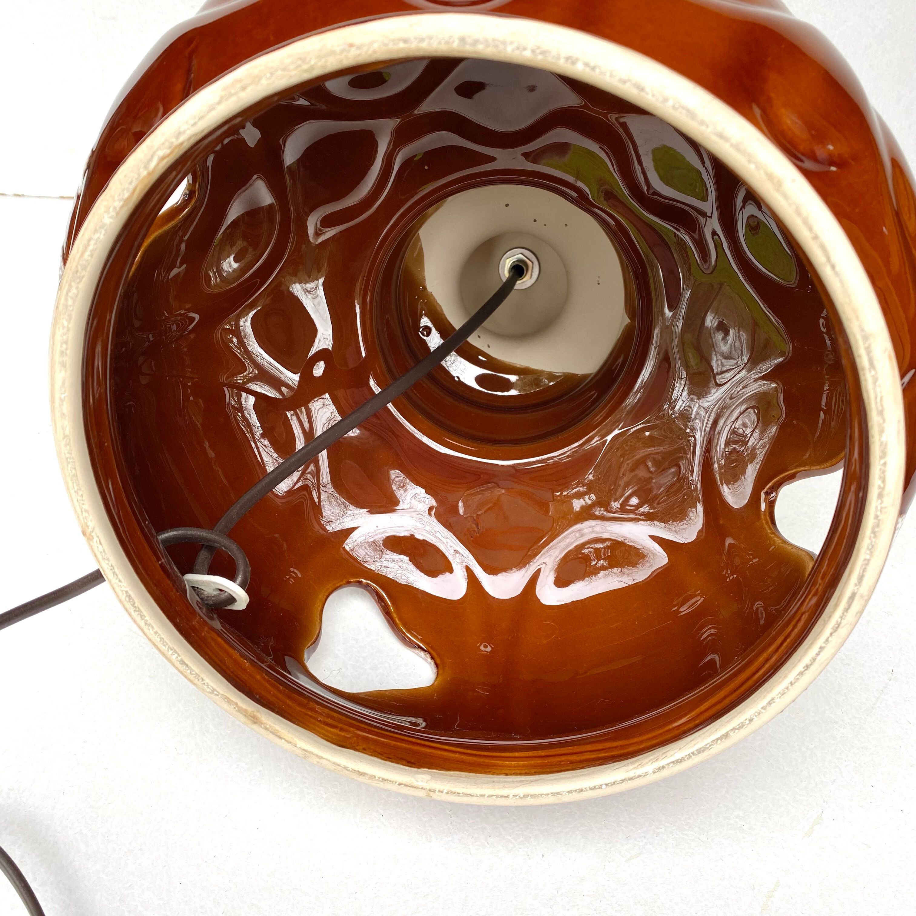 Vintage ceramic lamp stand