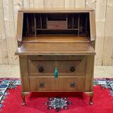 1960s English walnut secretary