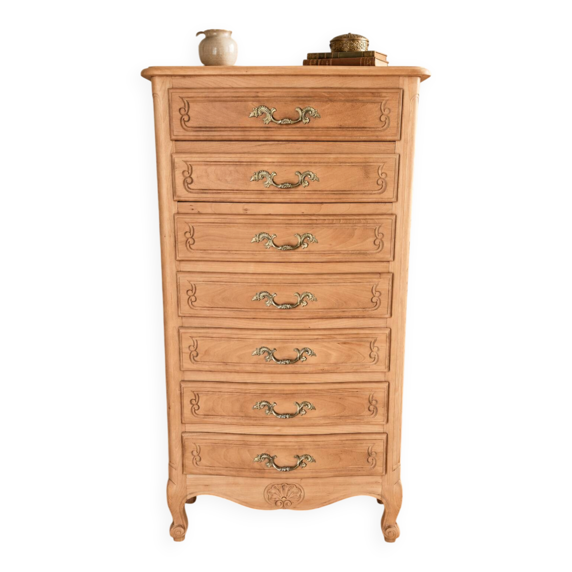 Solid wood chest of drawers