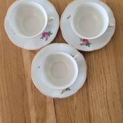3 vintage Belgian cups from Maison R. Michiels (St Nicolas Waes)