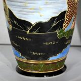 Pair of satsuma vases in japanese porcelain – early twentieth