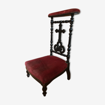 Chaise prie dieu d'époque Napoléon II