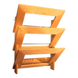 1980s wall-mounted magazine rack