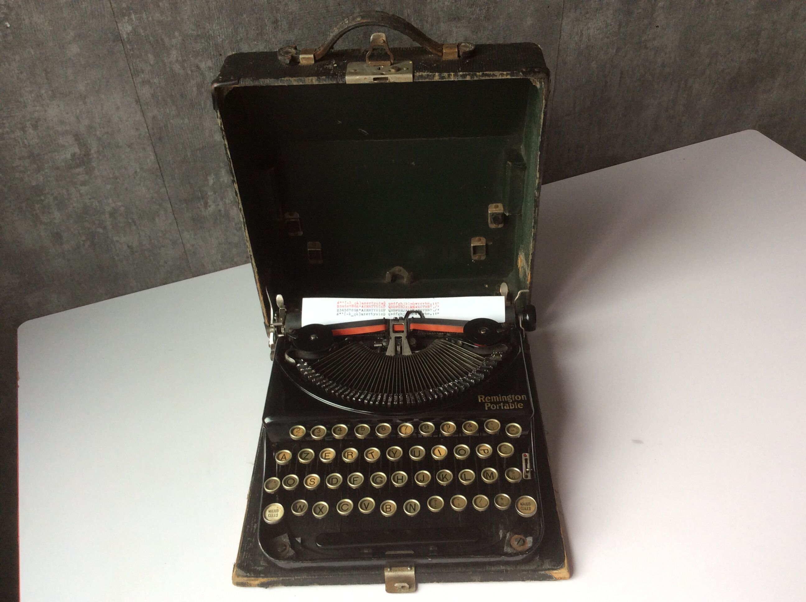 Machine à écrire ancienne Remington portable 1935-n°3